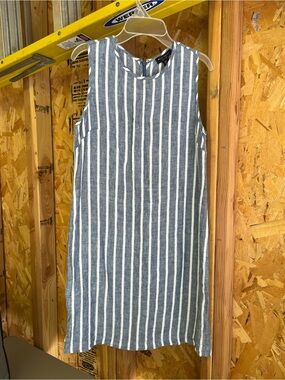 willi smith linen dress Willi Smith 100% linen dress size 4 A line